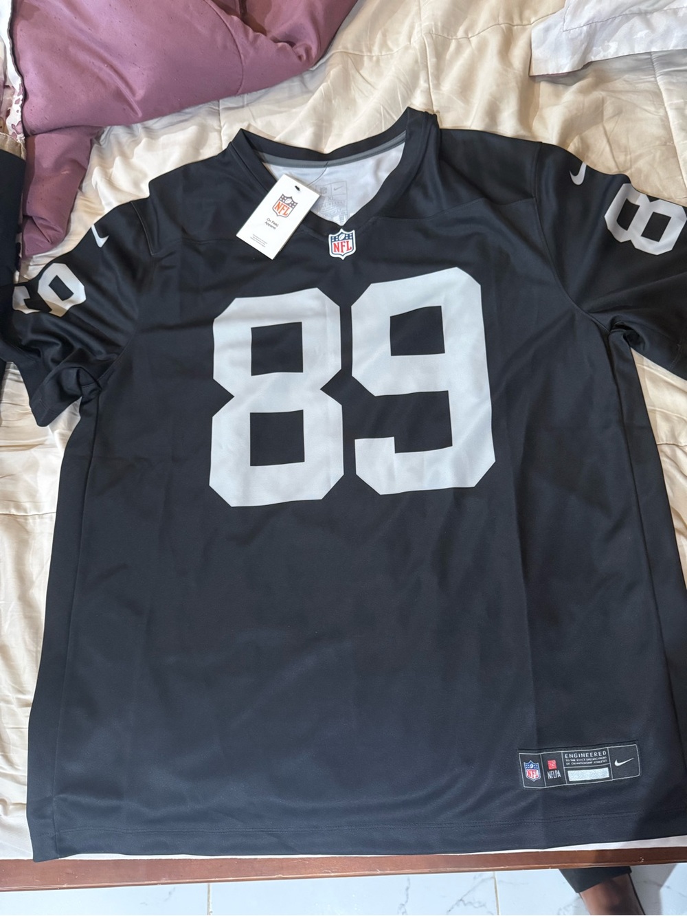 Nike NFL Men's Black #89 Football Jersey